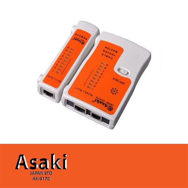  Dụng cụ test cáp mạng RJ45 và RJ11 Asaki AK-9170 