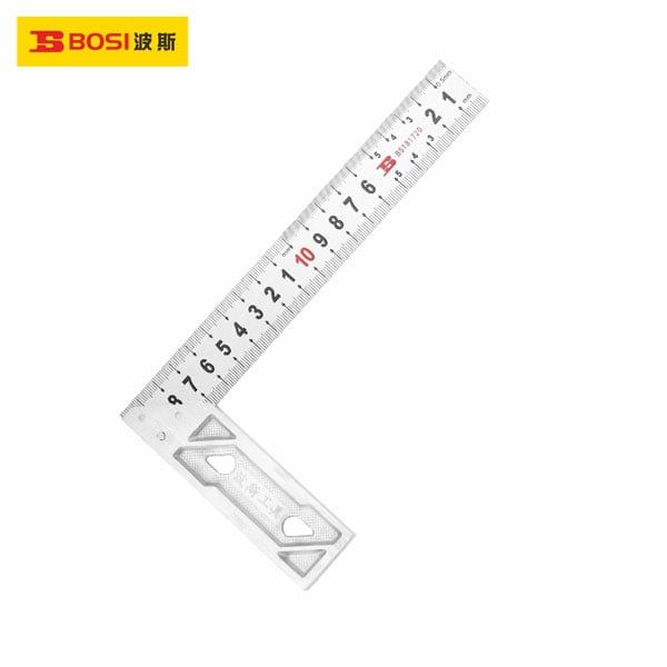  Thước ke góc vuông bằng thép tay cầm nhôm 200mm BOSI BS181720 