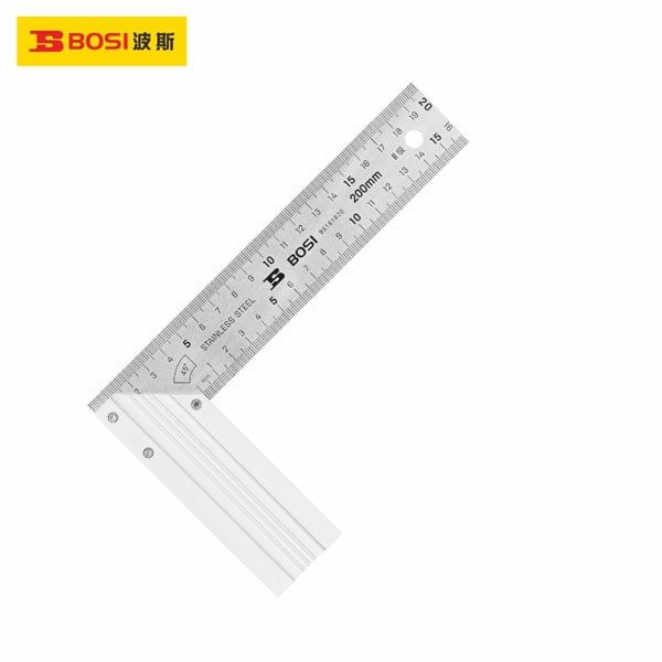  Thước ke góc vuông tay cầm nhôm 300mm BOSI BS181830 