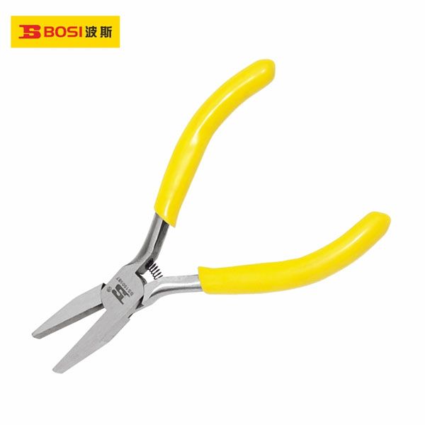  Kìm mũi phẳng mini 5 inch/125mm BOSI BS190587 