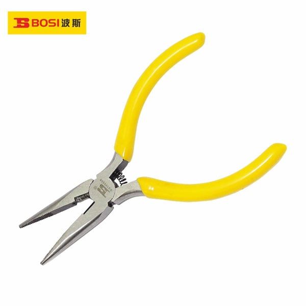  Kìm mũi nhọn mini có răng 5 inch/125mm BOSI BS190588 