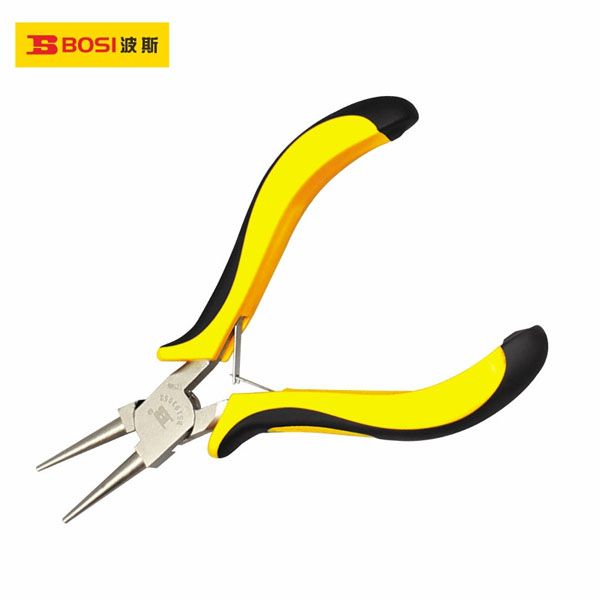  Kìm mũi tròn mini hợp kim niken 5 inch/125mm BOSI BS193052 