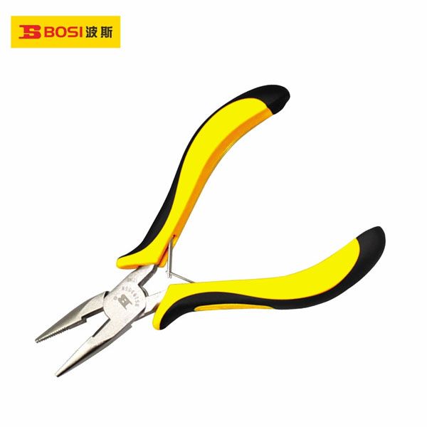  Kìm mũi nhọn mini hợp kim niken 5 inch/125mm BOSI BS193058 