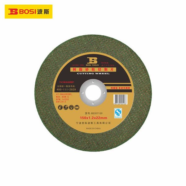  Đá cắt sắt màu xanh 150x1.2x22mm BOSI BS307150 
