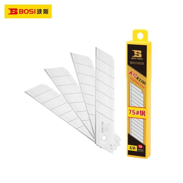  Lưỡi dao rọc giấy 125x25x0.7mm BOSI BS310025 