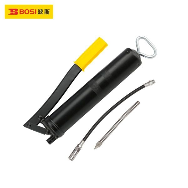  Súng bơm mỡ thép màu đen 400g BOSI BS333081 