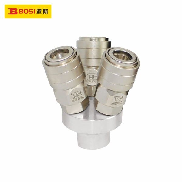  Khớp nối nhanh khí nén 3 ngả BOSI BS364027 