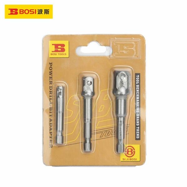  Bộ 3 đầu chuyển từ lục giác sang đầu tuýp BOSI BS366815 