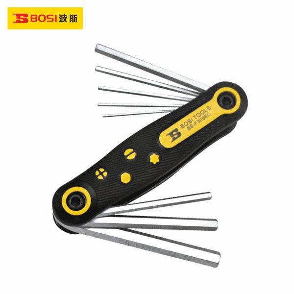  Bộ lục giác xếp 8 cây đầu bằng 1.5-8mm BOSI BS420983 
