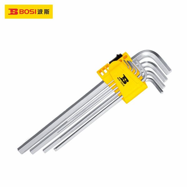  Bộ lục giác đầu bằng dài 9 cây 1.5-10mm BOSI BS423174 