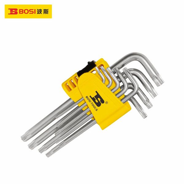  Bộ lục giác đầu sao dài 9 cây T10 đến T50 BOSI BS423183 