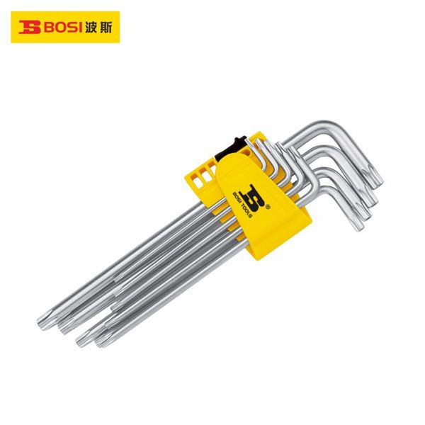  Bộ lục giác đầu sao 9 cây T10-T50 thép Cr-v BOSI BS423192 