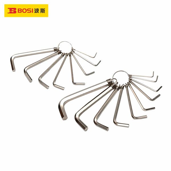  Bộ lục giác 8 cây đầu bằng 1.5-6mm BOSI BS423198 