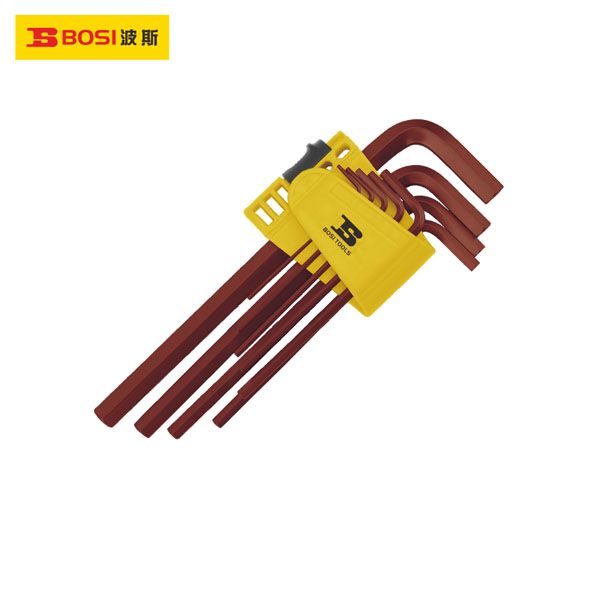  Bộ lục giác đầu bằng 9 cây 1.5-10mm thép S2 BOSI BS426081S 