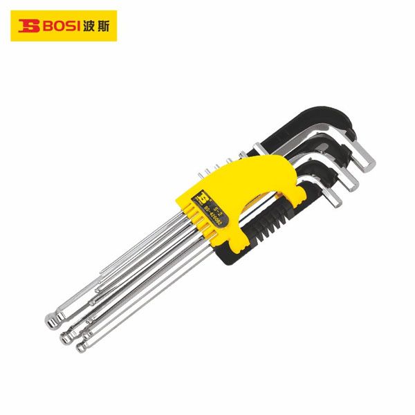  Bộ lục giác xi bóng đầu bi 9 cây 1.5-10mm BOSI BS426091 