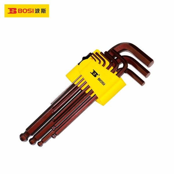  Bộ lục giác đầu bi 9 cây 1.5-10mm thép S2 BOSI BS426093 