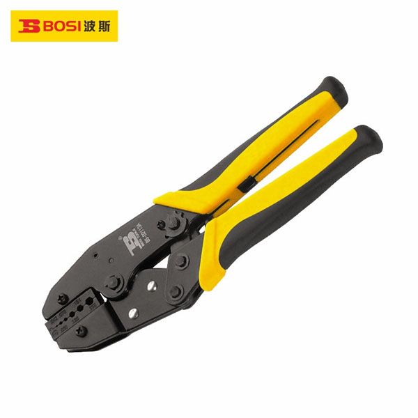  Kìm bấm đầu cos kiểu bánh cóc 1.07-4.45mm2 BOSI BS432113 