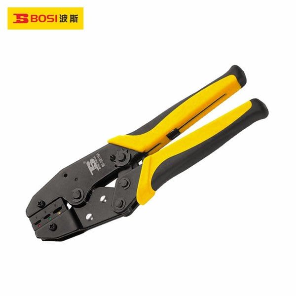  Kìm bấm đầu cos kiểu bánh cóc 1-5mm2 BOSI BS432116 
