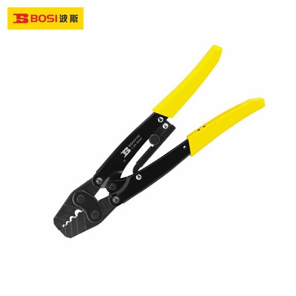 Kìm bấm đầu cos kiểu bánh cóc 1.25-8mm2 BOSI BS433108 