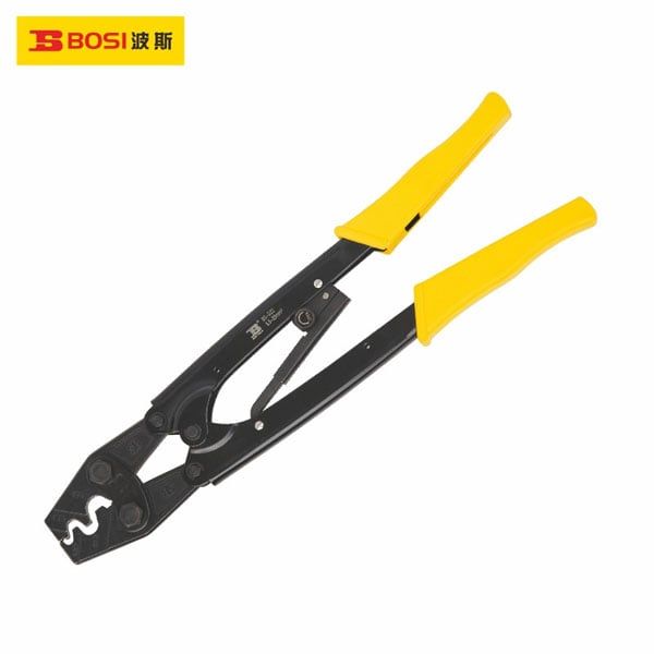  Kìm bấm đầu cos kiểu bánh cóc 5.5-25mm2 BOSI BS433122 