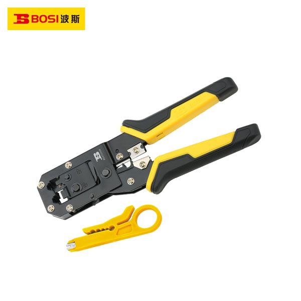  Kìm bấm đầu cuối mạng đa năng 6P/8P BOSI BS433268 