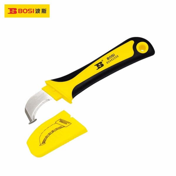  Dao tuốt dây cáp lưỡi cong BOSI BS442208 
