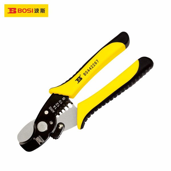  Kìm tuốt dây cáp dài 168mm, tiêu chuẩn BOSI BS442267 