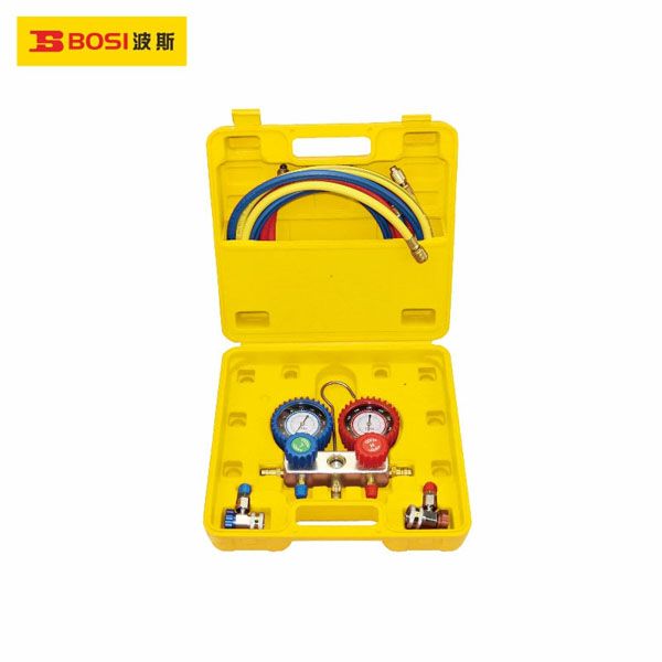  Đồng hồ đo gas lạnh cao cấp R134A 0-500psi BOSI BS521415 