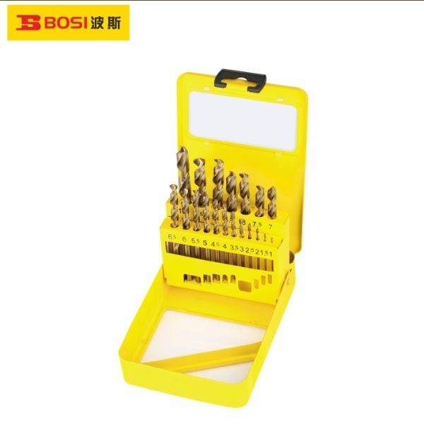  Bộ 19 mũi khoan sắt HSS 1-10mm BOSI BS532519 