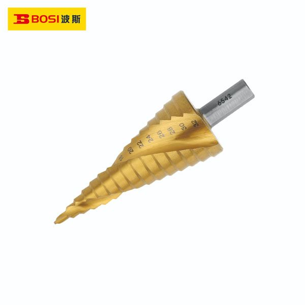  Mũi khoan bậc rãnh xoắn, chuôi trụ tròn 4-12mm BOSI BS538001 