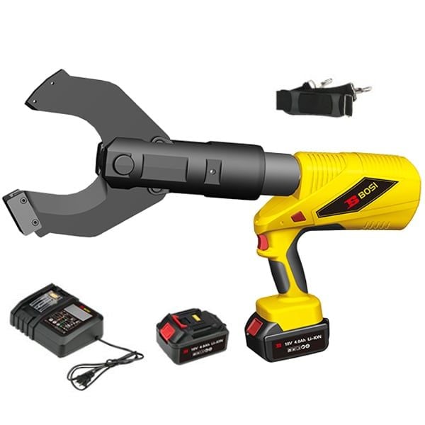  Máy Cắt Cáp Thủy Lực Dùng Pin BOSI BS569110 18V Lưỡi Mở Ø110mm (Kèm 2 Pin 4.0Ah và 1 Sạc) 