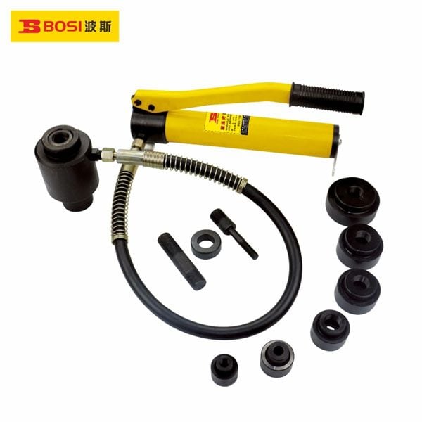  Bộ bấm lỗ thủy lực 6 khuôn đột từ 22-60mm BOSI BS571208 