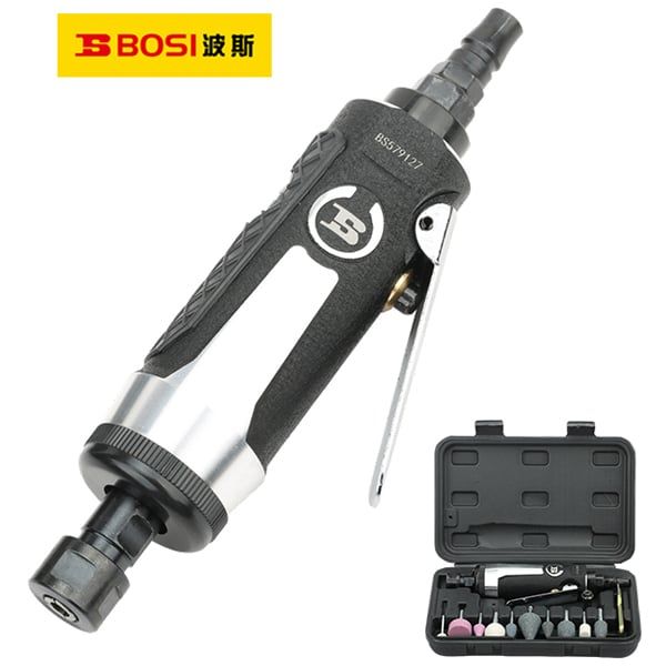  Máy Mài Đầu Trụ Dùng Khí Nén BOSI BS579127 3/6mm 25.000 Vòng/Phút 1/4" 