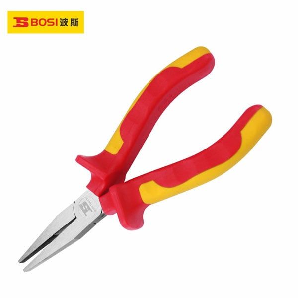  Kìm mũi nhọn cách điện VDE 8 inch/200mm BOSI BS600005 