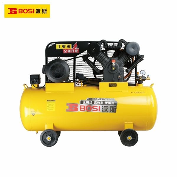  Máy nén khí dây curoa áp cao điện 3 pha 7.5KW bình 300L BOSI BS663007A 