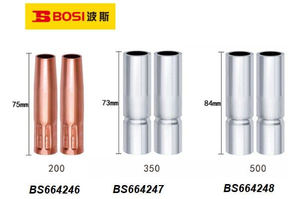  Chụp khí súng hàn MIG 200A dày 1.5mm BOSI BS664246 