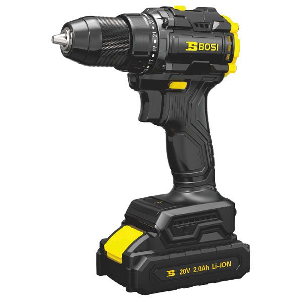  Máy Khoan Vặn Vít Dùng Pin BOSI BS665105 20V 60Nm (Kèm 2 Pin 2.0Ah và 1 Sạc) 