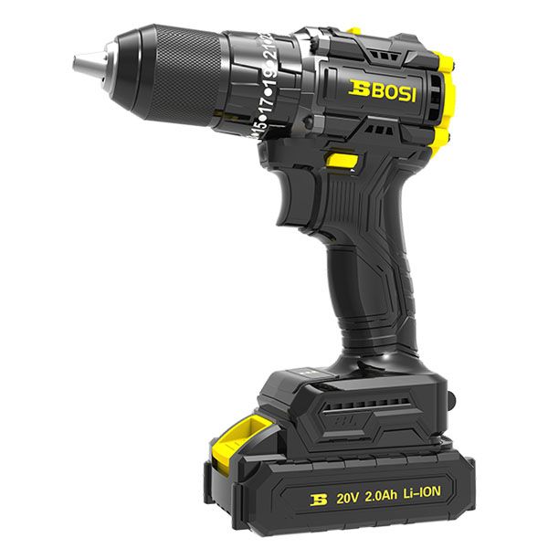 Máy Khoan Vặn Vít Dùng Pin BOSI BS665108 20V 60Nm (Kèm 2 Pin 2.0Ah và 1 Sạc) 
