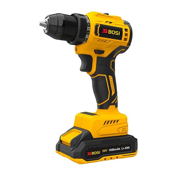  Máy Khoan Vặn Vít Dùng Pin BOSI BS665111 20V 40Nm (Kèm 2 Pin 1.5Ah và 1 Sạc) 