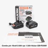  Combo pin 10cell-3.0Ah sạc 1.5Ah Hukan CB-FX3000 