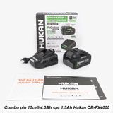  Combo pin 10cell-4.0Ah sạc 1.5Ah Hukan CB-FX4000 