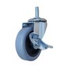 Bánh xe CSPS 51kg vít xoay khóa mạ kẽm - D320061-BX