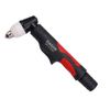 Đầu súng cắt Plasma P80 cổ cong đỏ đen DAQIN DQ-C-DS4 – Cổ mỏ máy cắt Plasma 80A - 100A chính hãng