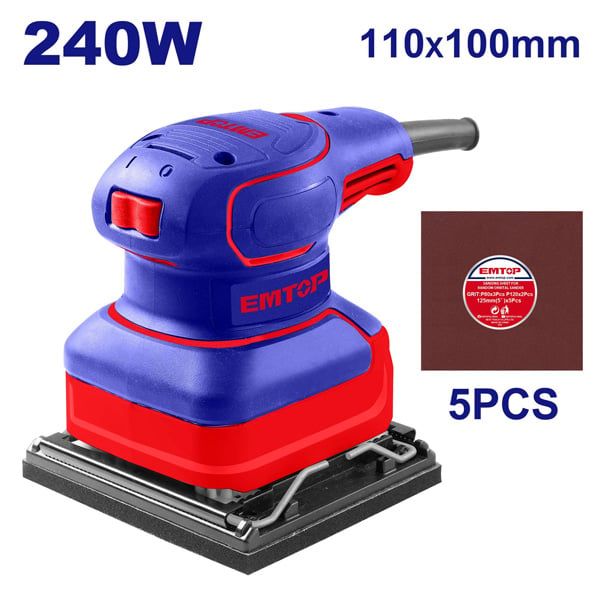 Máy chà nhám vuông 240W EMTOP EFSR24101 