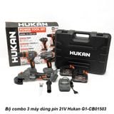  Bộ combo 3 máy dùng pin 21V Hukan G1-CB01503 