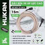  Dây rửa xe áp lực cao dài 15m Hukan G1-DR15 