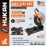  Máy cắt sắt Hukan G1-MCS2600 