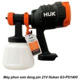  Máy phun sơn dùng pin 21V Hukan G3-PS1400 (SOLO) 