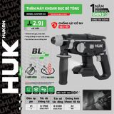  Máy khoan bê tông dùng pin 21V Hukan G3STOM-O2 (SOLO) 