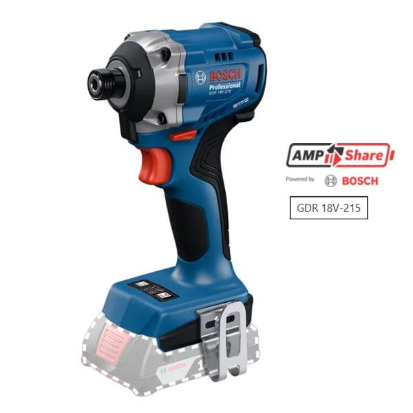  Máy vặn vít động lực dùng pin 18V Bosch GDR 18V-215 (SOLO) 